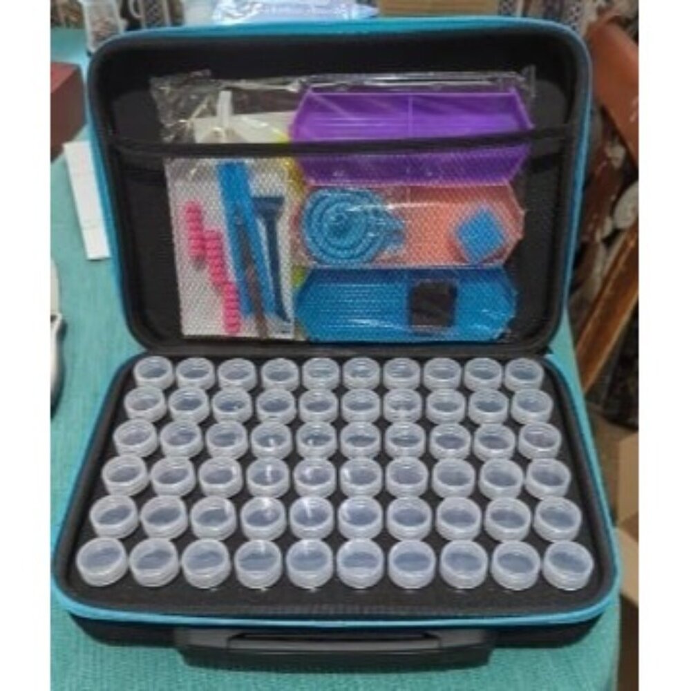 New Diamond Painting Storage Container, 60 Slots Diamond Painting Accessories.